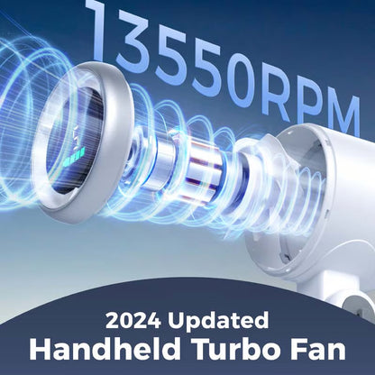 Hand Folding High-Speed Turbine Fan
